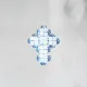 Small Cross - Brooch Pervenche - 1